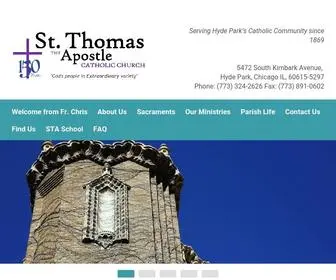 Stapostleparish.org(Saint Thomas the Apostle Catholic Church) Screenshot