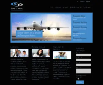Star-Cargo.com(Empresa de Transporte en Madrid: Transporte Internacional Terrestre de Mercancías por Carretera) Screenshot