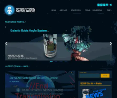 Star-Citizen-News-Radio.de(Die aktuellsten News rund um Star Citizen) Screenshot