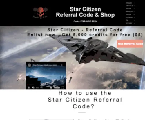 Star-Citizen-Referral-Code.com(GET 5.000 FREE CREDITS ($5)) Screenshot