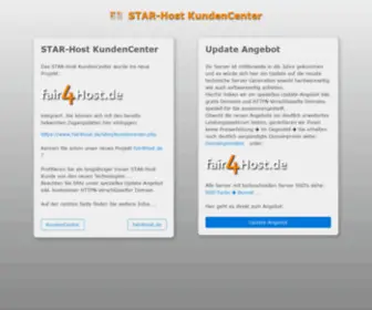 Star-Host.de(STAR-Host KundenCenter) Screenshot