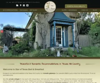 Star-OF-Texas.com(Star of Texas Bed & Breakfast) Screenshot