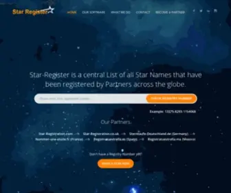 Star-Register.com(International Star Registry) Screenshot