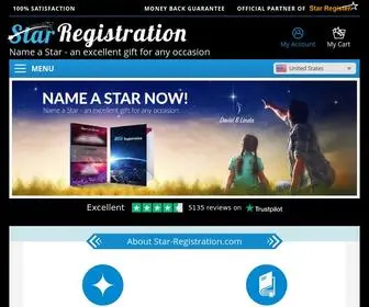 Star-Registration.com(Name a Star) Screenshot