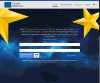 Star-Registry-Institute.eu(European Star) Screenshot