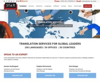 Star-TS.com(Translation Services for Technical Documents) Screenshot
