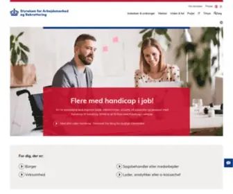 Star.dk(Styrelsen for Arbejdsmarked og Rekruttering (STAR)) Screenshot