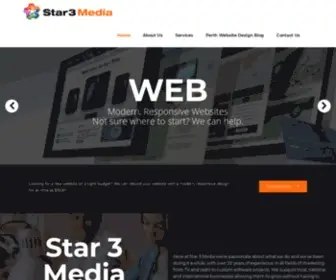 Star3Media.com.au(Star 3 Media Home) Screenshot