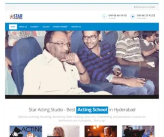 Staractingstudio.com(Star Acting Studio Ameerpet & Dilsukhnagar) Screenshot