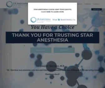 Staranesthesia.com(Star Anesthesia) Screenshot