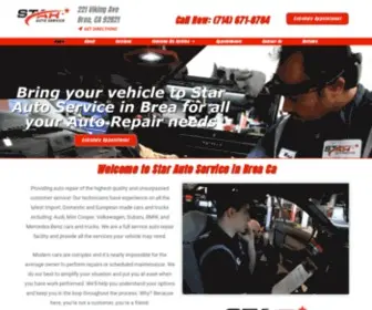 Starautoservicebrea.com(Brea Auto Repair) Screenshot