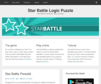 Starbattle-Puzzle.com(Starbattle Puzzle) Screenshot