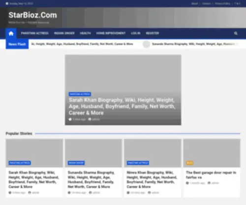 Starbioz.com(StarBioz) Screenshot