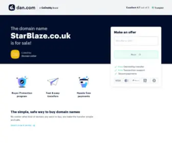 Starblaze.co.uk(Card Making and Scrapbooking Supplies) Screenshot