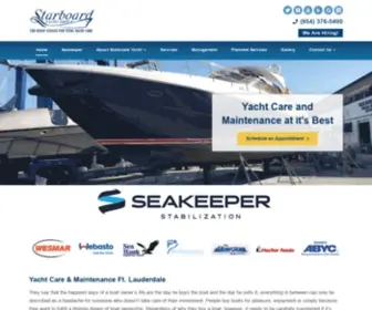 Starboardyacht.com(Syg specializes in outfitting vessels with the most innovative technology the industry has to offer) Screenshot