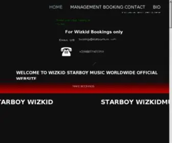 Starboymusic.com(Starboy Wizkid) Screenshot