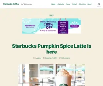 Starbuckcoffee.net(Starbucks Coffee) Screenshot