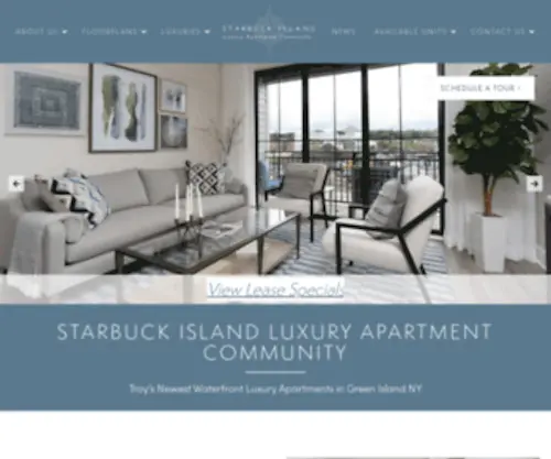 Starbuckisland.com(Luxury Waterfront Apartments) Screenshot