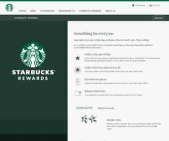 Starbuckscardth.in.th(Starbucks Coffee Company) Screenshot