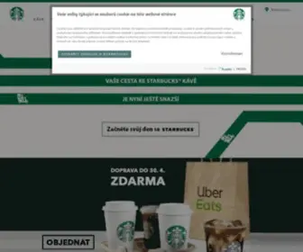 Starbuckscoffee.cz(Starbucks Coffee Company) Screenshot