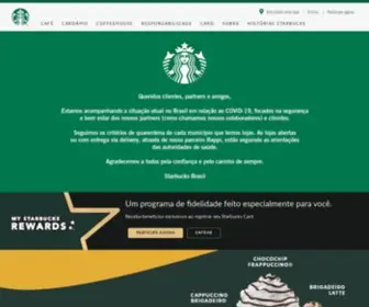 Starbucks.com.br(Caf) Screenshot