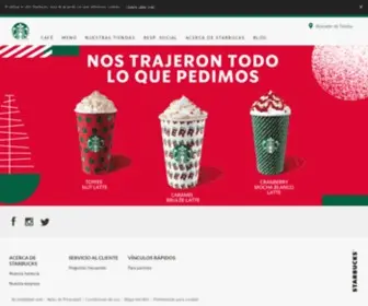 Starbucks.com.co(Café de alta calidad) Screenshot