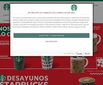 Starbucks.com.pe(Starbucks Coffee Company) Screenshot