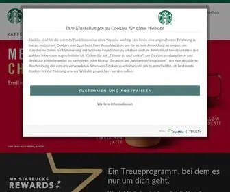 Starbucks.de Screenshot