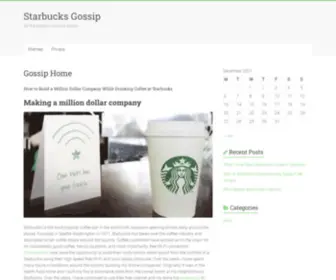 Starbucksgossip.com(Gossip Home) Screenshot