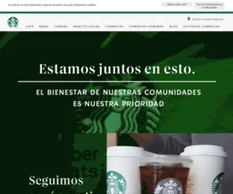 Starbucks.mx(Homepage) Screenshot
