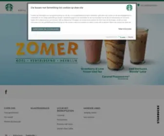 Starbucks.nl(Homepage (NL)) Screenshot