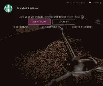 Starbucksocs.com(Starbucks Office Coffee) Screenshot