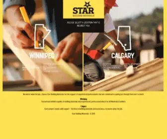 Starbuilding.ca(Star Building Materials) Screenshot