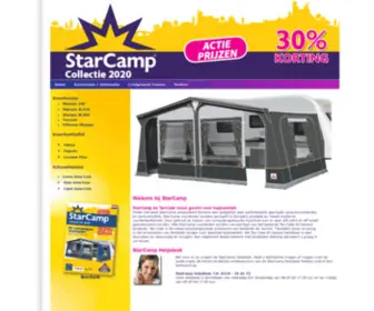 Starcamp.nl(De voordeligste voortenten van Nederland) Screenshot