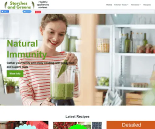 Starchesandgreens.com(Starches and Greens) Screenshot