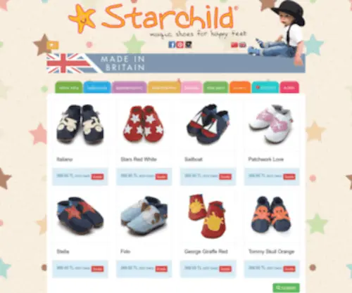 Starchildturkiye.com(Starchild Ayakkabıları) Screenshot