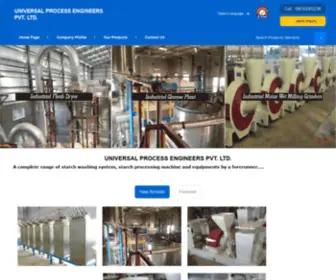 Starchmachinery.com(Manufacturer & Exporter of starch processing machinery from India) Screenshot