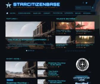 Starcitizenbase.de(News, Artikel und Fan) Screenshot