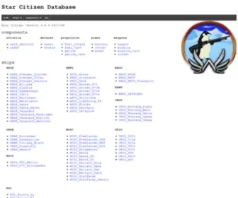 Starcitizendb.com(Starcitizendb) Screenshot