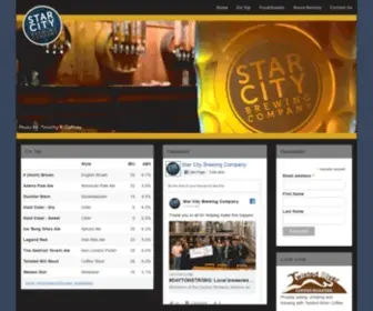 Starcitybrewing.com(Star City Brewing Company) Screenshot