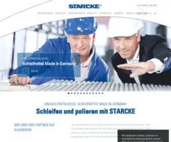 Starcke.de(Schleifmittel von Starcke in Melle) Screenshot