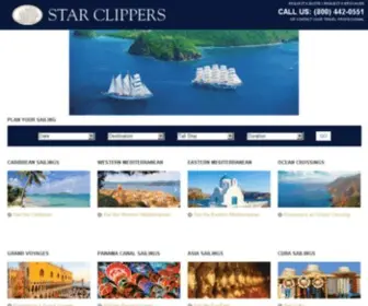 Starclippers.com(Star Clippers Sailing Tall Ship Cruises) Screenshot