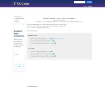Starcodec.com(스타코덱) Screenshot