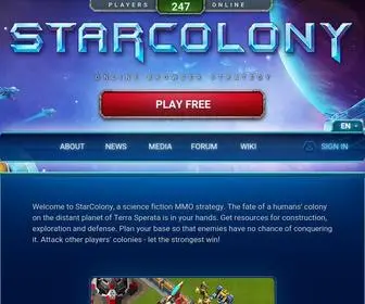 Starcolony.com(Free games) Screenshot