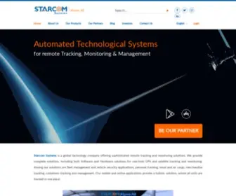 Starcomsystems.com(Advanced Technology for Global Tracking of Shipping Containers) Screenshot