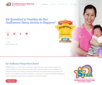 Starconfinementnanny.com.sg(Star Confinement Nanny) Screenshot