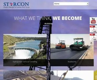 Starconinfra.in(Starcon Infra Projects (I) Pvt) Screenshot