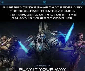 Starcraft2.com(Wage war across the galaxy with three unique and powerful races. starcraft ii) Screenshot