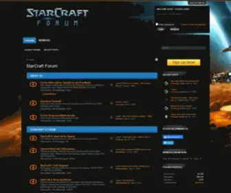Starcraft2Forum.org(StarCraft Forum) Screenshot