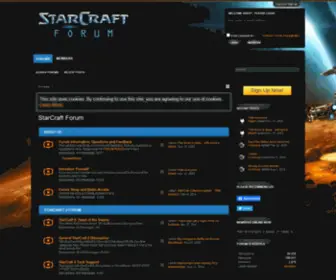 Starcraftforum.com(StarCraft Forum) Screenshot